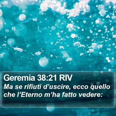Geremia 38:21 RIV Bible Verse Image