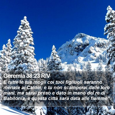 Geremia 38:23 RIV Bible Verse Image