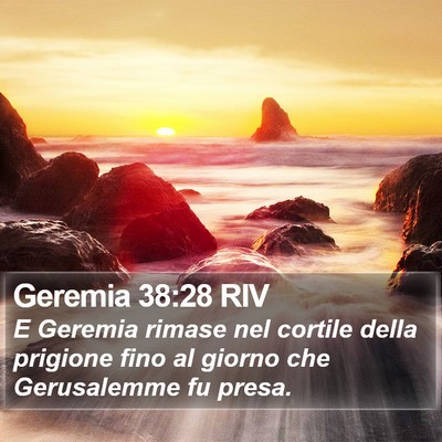 Geremia 38:28 RIV Bible Verse Image