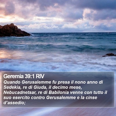 Geremia 39:1 RIV Bible Verse Image