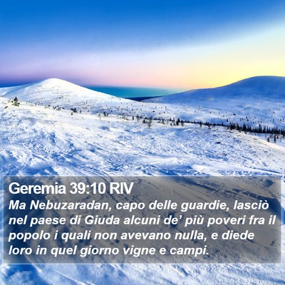 Geremia 39:10 RIV Bible Verse Image