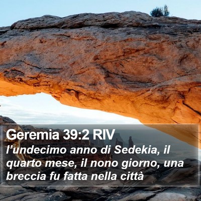 Geremia 39:2 RIV Bible Verse Image