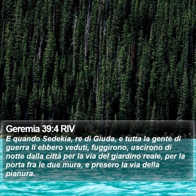 Geremia 39:4 RIV Bible Verse Image