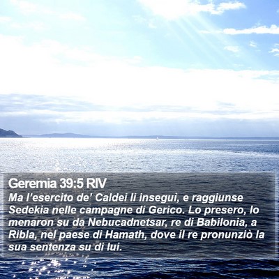 Geremia 39:5 RIV Bible Verse Image
