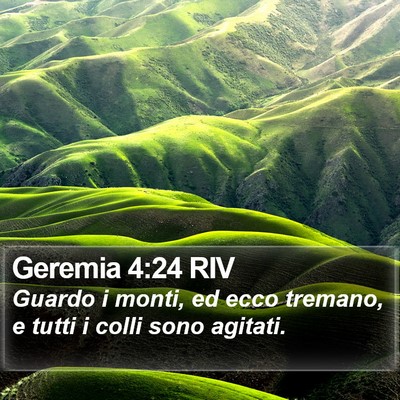 Geremia 4:24 RIV Bible Verse Image
