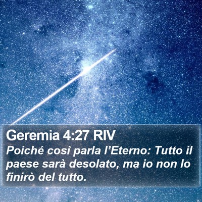 Geremia 4:27 RIV Bible Verse Image