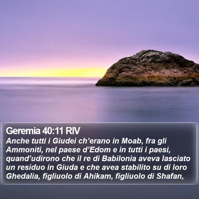 Geremia 40:11 RIV Bible Verse Image