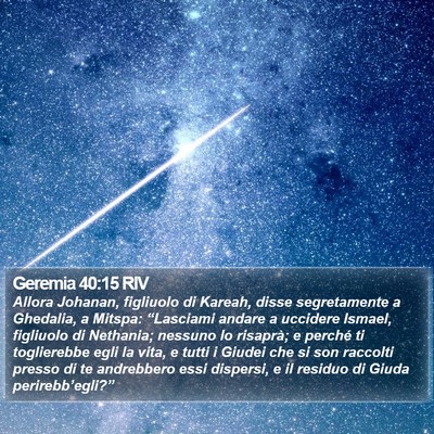 Geremia 40:15 RIV Bible Verse Image