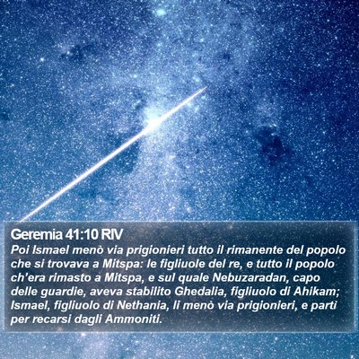 Geremia 41:10 RIV Bible Verse Image
