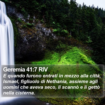 Geremia 41:7 RIV Bible Verse Image