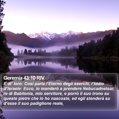 Geremia 43:10 RIV Bible Verse Image