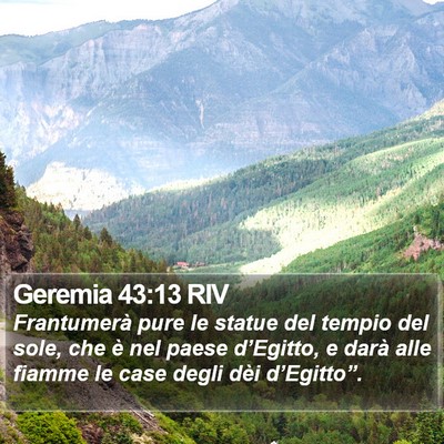Geremia 43:13 RIV Bible Verse Image