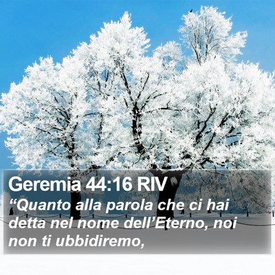 Geremia 44:16 RIV Bible Verse Image