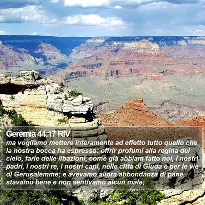 Geremia 44:17 RIV Bible Verse Image