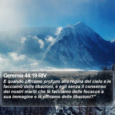 Geremia 44:19 RIV Bible Verse Image