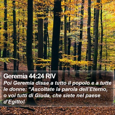 Geremia 44:24 RIV Bible Verse Image