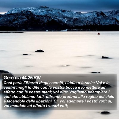 Geremia 44:25 RIV Bible Verse Image