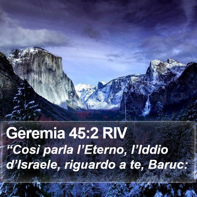 Geremia 45:2 RIV Bible Verse Image