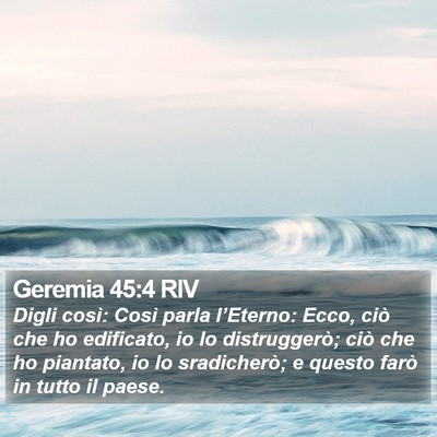 Geremia 45:4 RIV Bible Verse Image