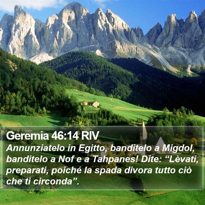 Geremia 46:14 RIV Bible Verse Image