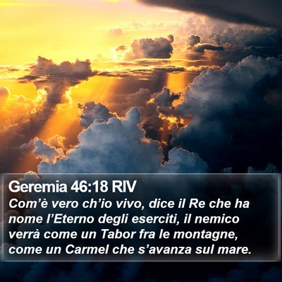 Geremia 46:18 RIV Bible Verse Image