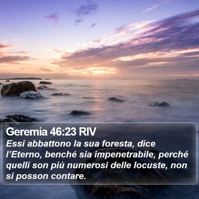 Geremia 46:23 RIV Bible Verse Image