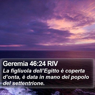 Geremia 46:24 RIV Bible Verse Image