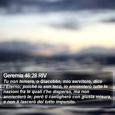 Geremia 46:28 RIV Bible Verse Image