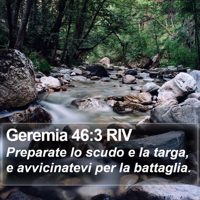 Geremia 46:3 RIV Bible Verse Image