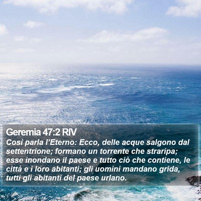 Geremia 47:2 RIV Bible Verse Image