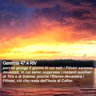 Geremia 47:4 RIV Bible Verse Image