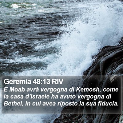 Geremia 48:13 RIV Bible Verse Image