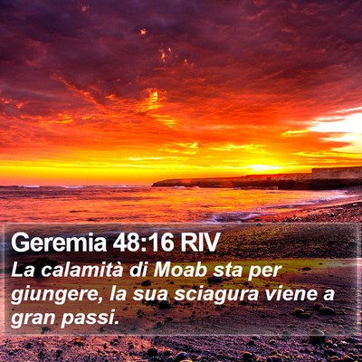 Geremia 48:16 RIV Bible Verse Image