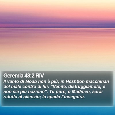 Geremia 48:2 RIV Bible Verse Image