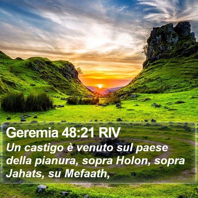Geremia 48:21 RIV Bible Verse Image