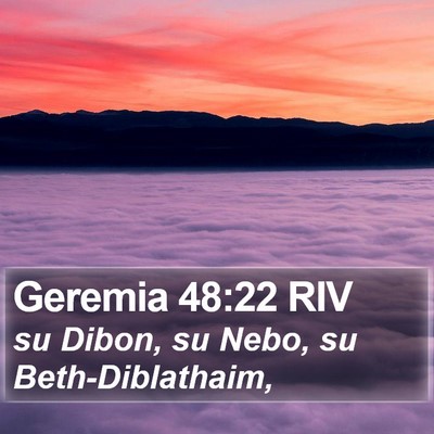 Geremia 48:22 RIV Bible Verse Image