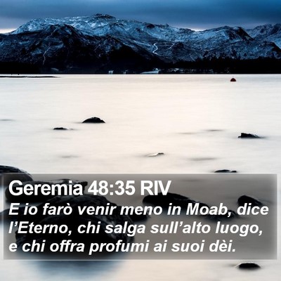 Geremia 48:35 RIV Bible Verse Image