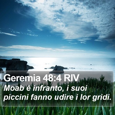 Geremia 48:4 RIV Bible Verse Image