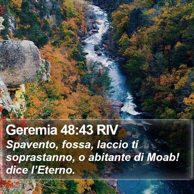 Geremia 48:43 RIV Bible Verse Image