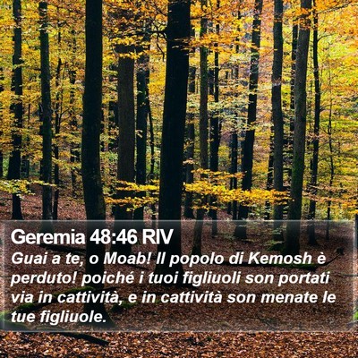 Geremia 48:46 RIV Bible Verse Image