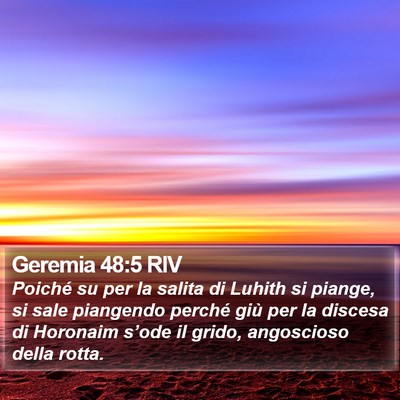 Geremia 48:5 RIV Bible Verse Image