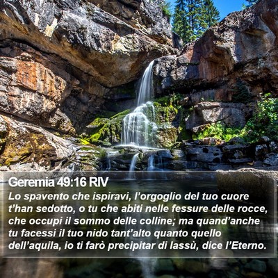 Geremia 49:16 RIV Bible Verse Image