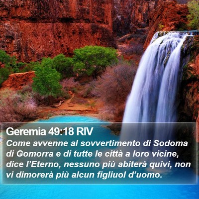Geremia 49:18 RIV Bible Verse Image