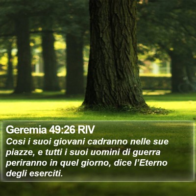 Geremia 49:26 RIV Bible Verse Image