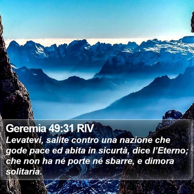 Geremia 49:31 RIV Bible Verse Image