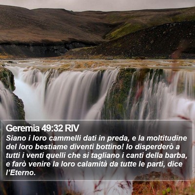 Geremia 49:32 RIV Bible Verse Image