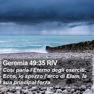 Geremia 49:35 RIV Bible Verse Image