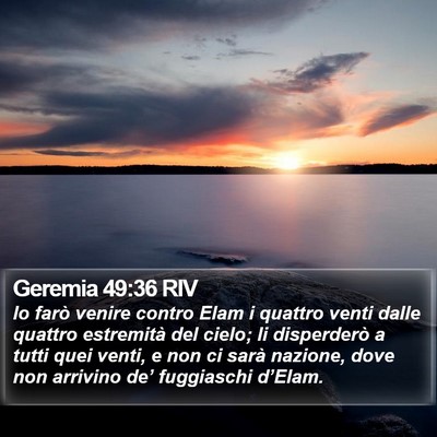Geremia 49:36 RIV Bible Verse Image