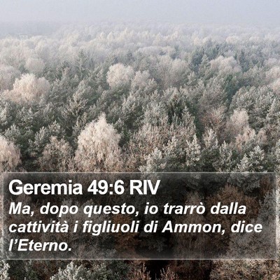 Geremia 49:6 RIV Bible Verse Image