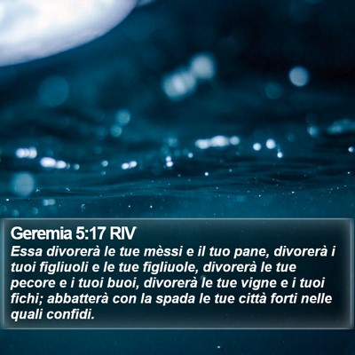 Geremia 5:17 RIV Bible Verse Image